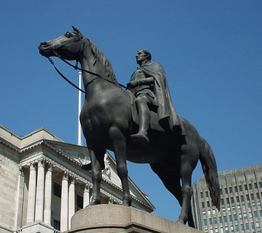 Duke of Wellington at the Royal Exchange
